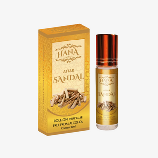 Attar Sandal Roll On Hana Fragrance