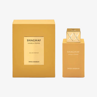 Shaghaf Oud Vanilla Toffee EDP Swiss Arabian box