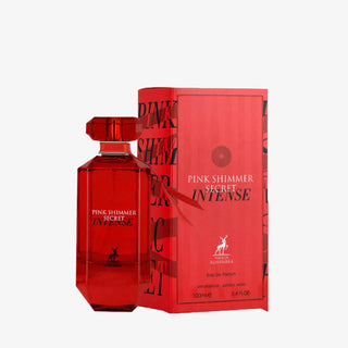 Pink Shimmer Secret Intense EDP Maison Alhambra box
