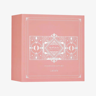 Lattafa Badee Al Oud Noble Blush 3pcs Gift Set floral gourmand perfume