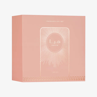 Lattafa Haya 3pcs Gift Set floral fruity gourmand perfume