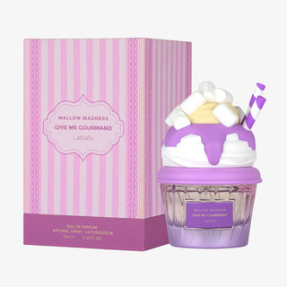 Shop Lattafa Mallow Madness Give Me Gourmand perfume by Hana Fragrance in Malaysia