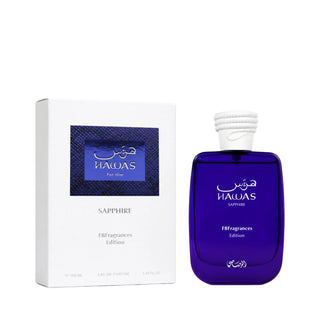 Rasasi Hawas Sapphire EDP unisex perfume in Singapore